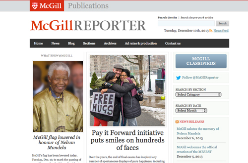 McGill Reporter by the numbers