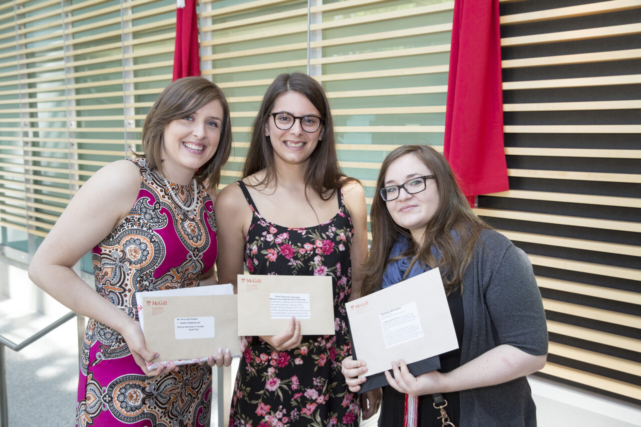 Kara Leigh Redden,  Eliane Deslaurier-Rochette and Vanessa Wrzesien (Photo: Nicolas Morin)