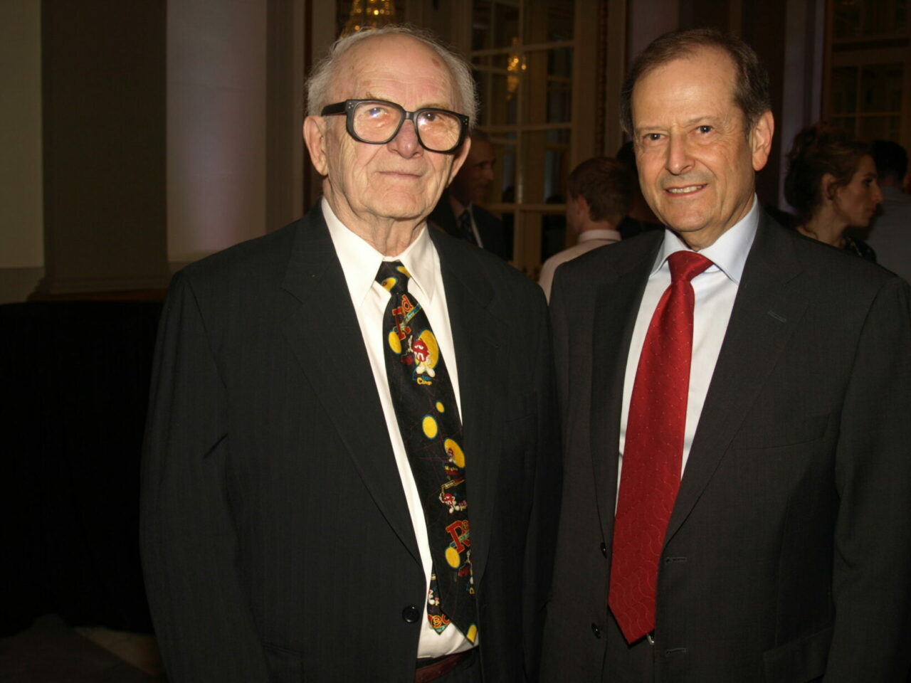 Red Fisher and Dr. Frenkiel (Photo: Jack Gurevitch) 