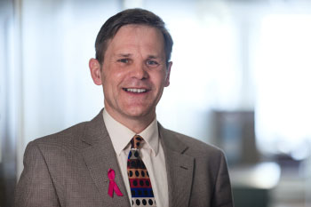 Dr. William Foulkes, study coauthor, who led the collaborative team of Quebec-based researchers.Photo credit Quebec Breast Cancer Fondation. 