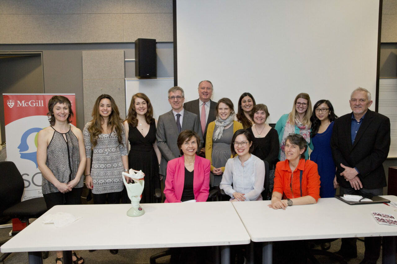 World Voice Day presenters and students. Photo: Nicolas Morin