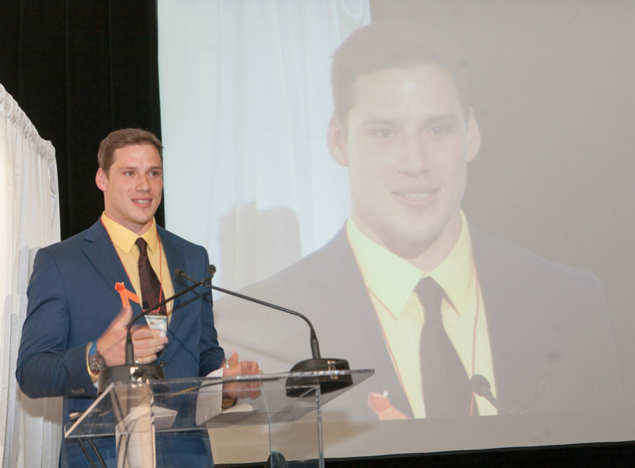 Nathaniel Robichaud, inaugural recipient of the Rosalind Goodman Commemorative Scholarship. (Photo: Ron Diamond)