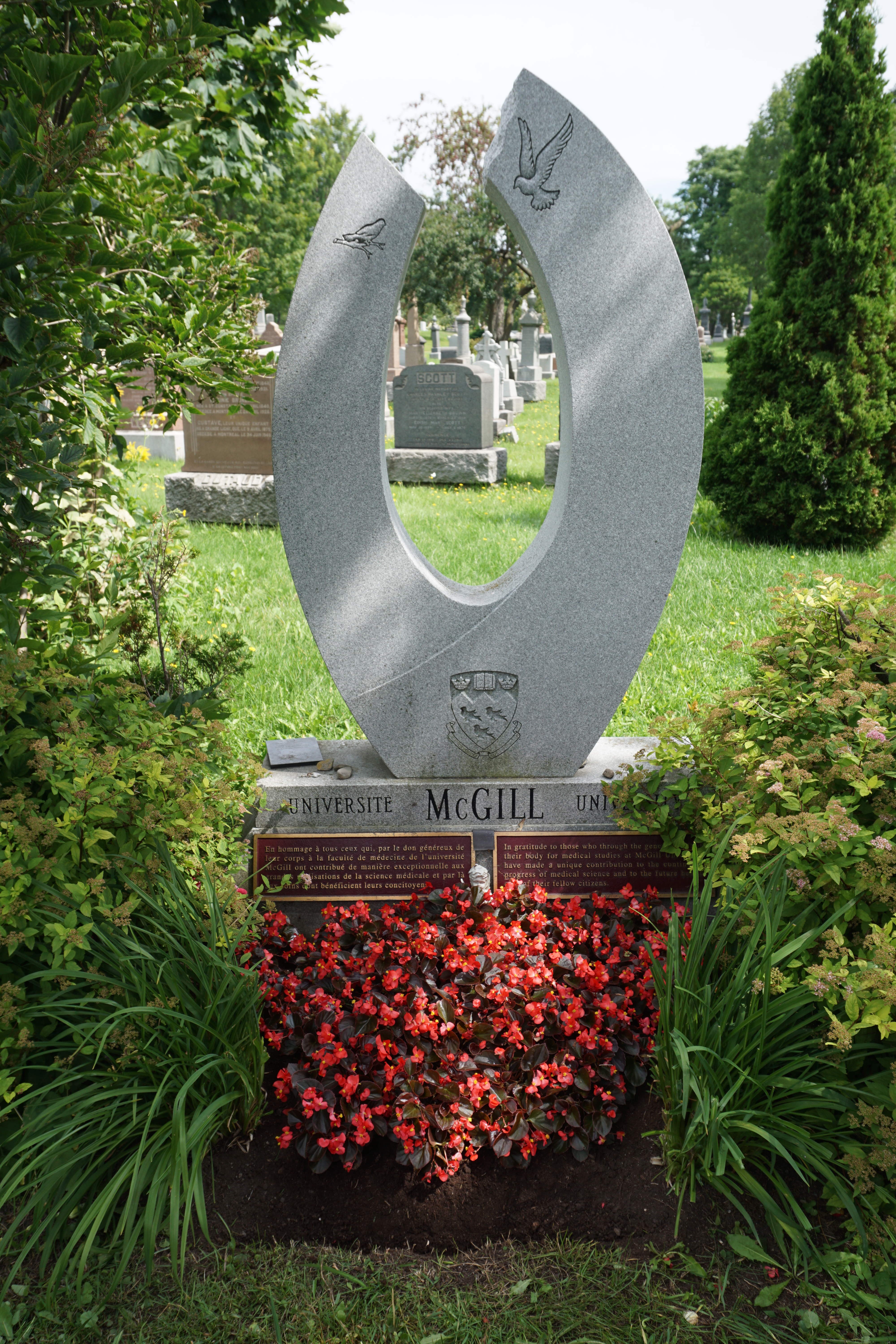 Cemetery McGill monument